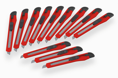 Werkzeyt Abbrechmesser-Set 12-teilig – wu4250010