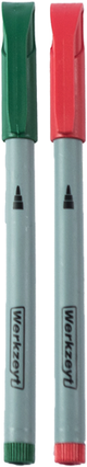 Werkzeyt Permanentmarker 1,6 mm rot+grün - zyt24521