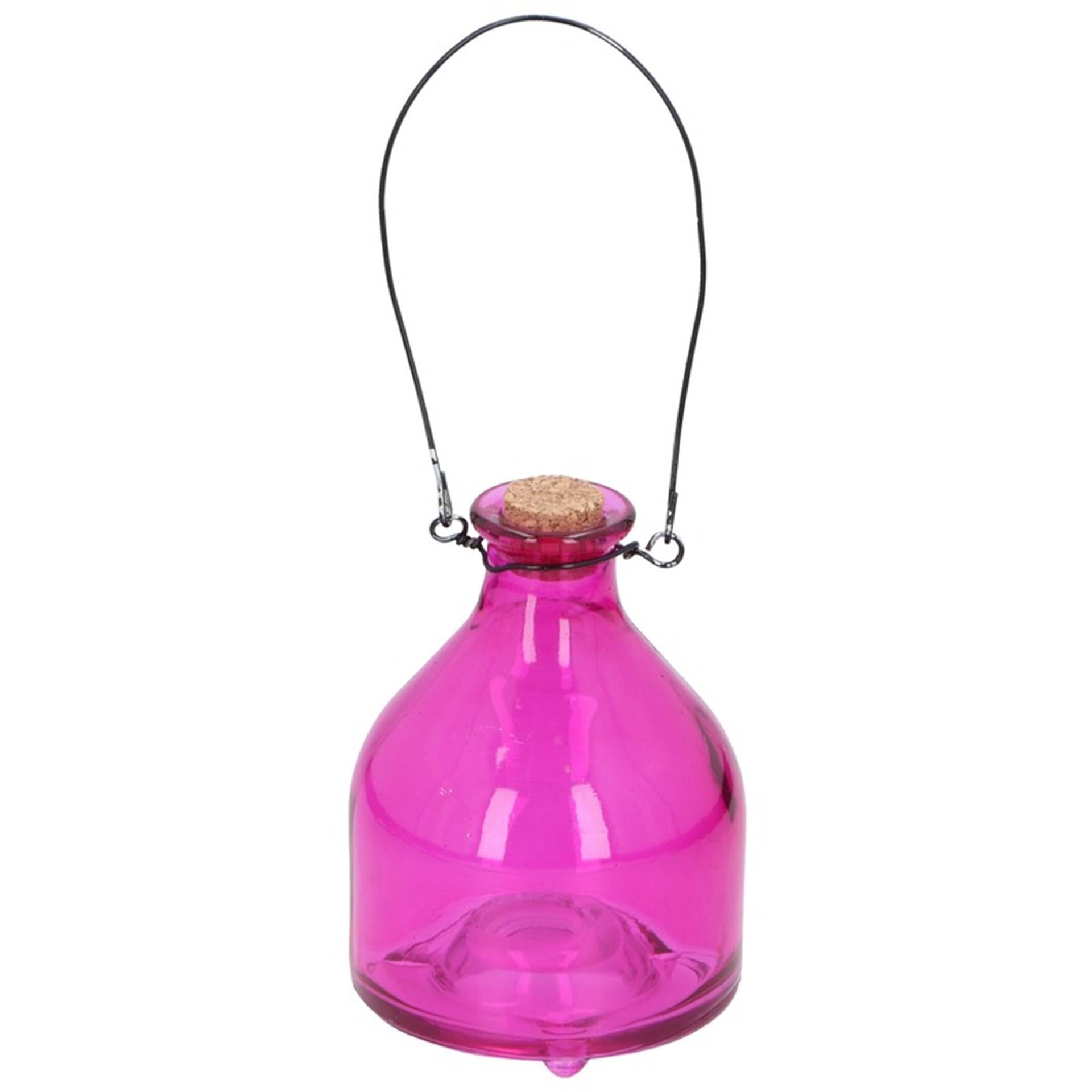 Pro -Gartengarten -Wespenfänger Glas 13x9cm 4 Assorti