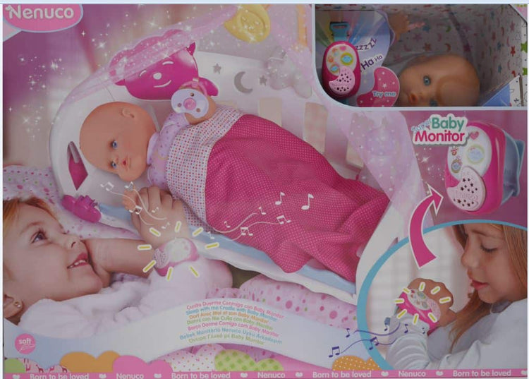Nenuco Sleep mit mir Nenuco mit Babyphone, Babypuppenbett