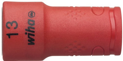 Wiha 246233 Steckschlüsseleinsatz isoliert 1 4 Außensechskant 13,0 mm x 42 mm - 43098