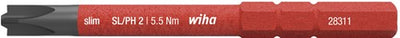 Wiha 2831132 Bit Slimbit Electric Plusmin Phillips SL PH2 x 75 mm – 34588
