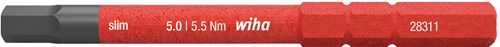 Wiha 283118050 Bit Slimbit Elektro-Sechskant 5,0 mm x 75 mm - 37226