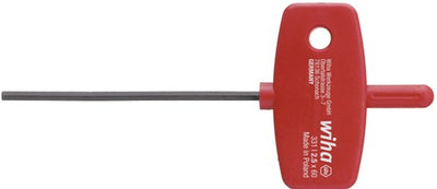 Wiha 331020060 Winkelschlüssel mit Schlüsselgriff Sechskant chemisch geschwärzt 2,0 mm - 00895