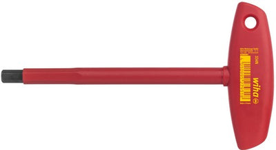 Wiha 334n050150 Winkelschlüssel mit Kreuzgriff Elektro-Sechskant 5,0 mm x 182 mm – 27929