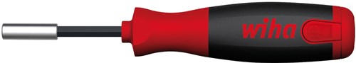 Wiha 38606 | Schraubendreher mit Bitmagazin | Hubhöhe 25 | magnetisch | 12 Bit – 38606