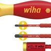 Wiha 41478 | Drehmoment-Set EasyTorque-Adapter elektrisch | mit slimvario®-Halterung und slimbits sl pz | 4-teilig - 41478
