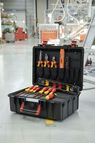 Wiha 9300-70403 Werkzeugkoffer Basis-Set l elektrisch | 18 Stück - 45530