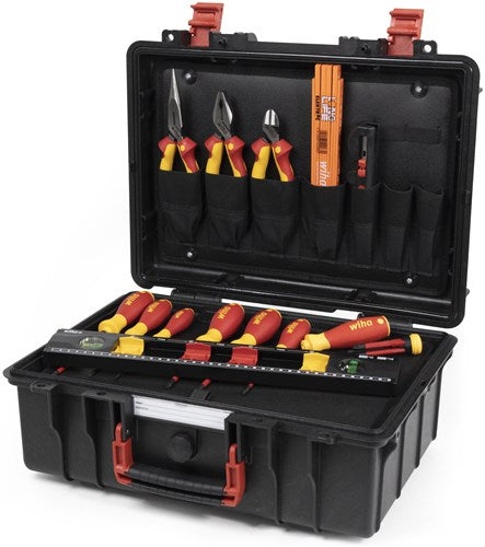 Wiha 9300-70403 Werkzeugkoffer Basis-Set l elektrisch | 18 Stück - 45530