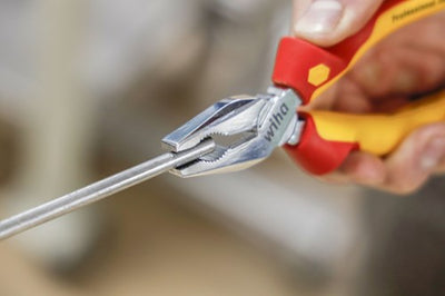 Wiha Kombizange Professional Electric mit Dynamicjoint® und OptiGrip mit extra langer Schneide | 180mm | 7 - 27418 - 27418