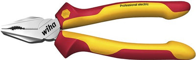 Wiha Kombizange Professional Electric mit Dynamicjoint® und OptiGrip mit extra langer Schneide | 180mm | 7 - 27418 - 27418