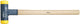 Wiha Kunststoffhammer rückstoßfrei | mit Hickorystiel | runder Schlagkopf | 115mm | 30 mm – 2093 – 02093