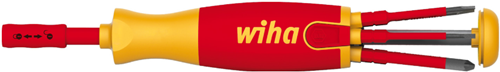 WIHA -Schraubendreher mit (pH, sl, pzs) bitmagazijn li