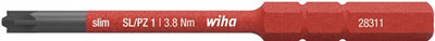 Wiha Wendemesser | Plus-Minus-Schlitz PZD 1 x 75 mm | vde isoliert | 1 Stück - 34589 - 34589