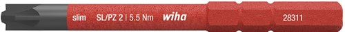 Wiha Wendemesser | Plus-Minus-Schlitz PZD 2 x 75 mm | vde isoliert | 1 Stück - 34590 - 34590