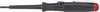 Wiha SB2557 Spannungsprüfer 150-250 Volt Schlitzkopf schwarz, mit Clip im Blister 3,0 mm - 31771