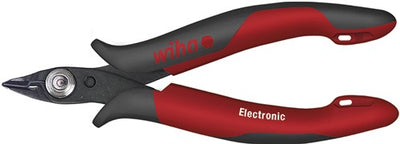 Wiha Seitenschneider elektronisch, schmaler, spitzer Kopf und Drahtklemmfeder ohne Facette | 126 mm 5 - 26813 - 26813