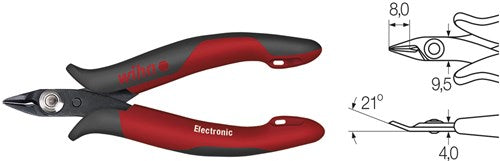 Wiha Zijkniptang elektronisch