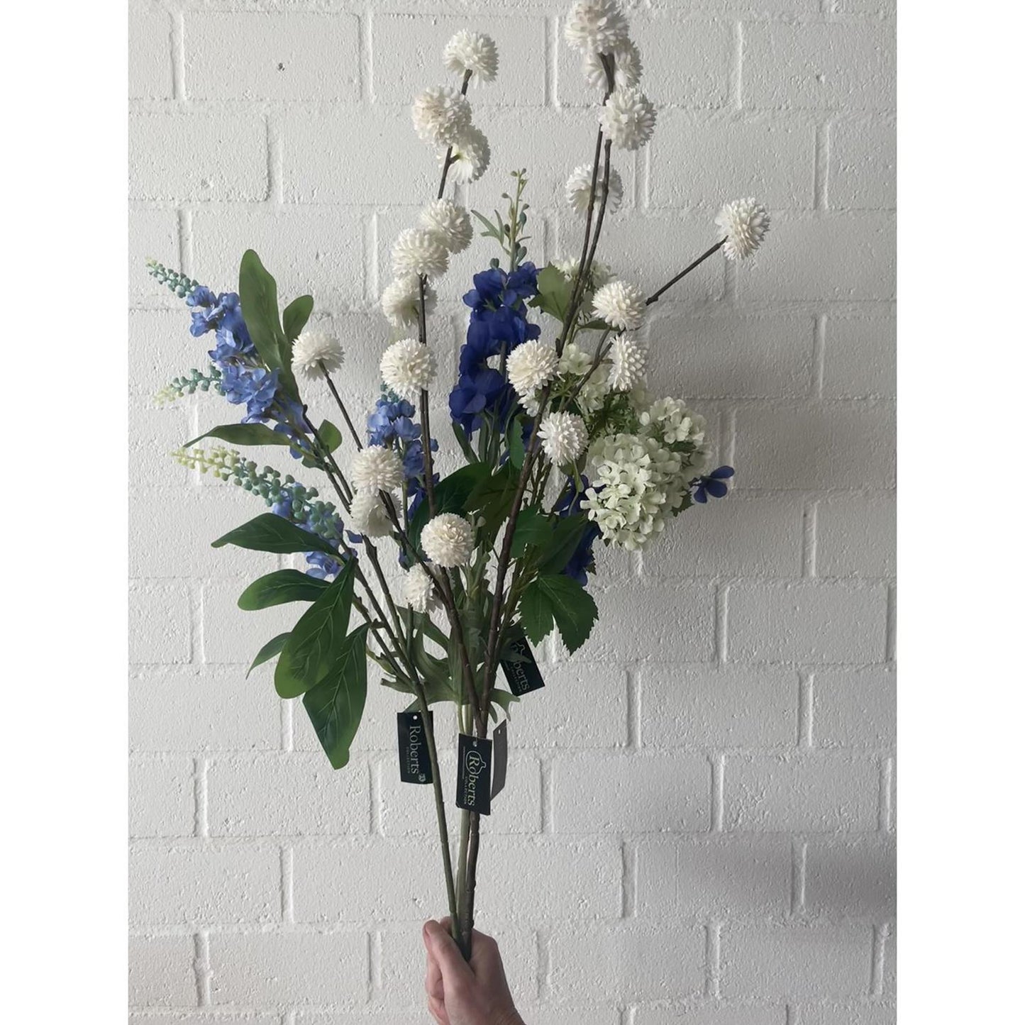 Roberts Collection künstlicher Zweig Lupinenspray 95 cm blau