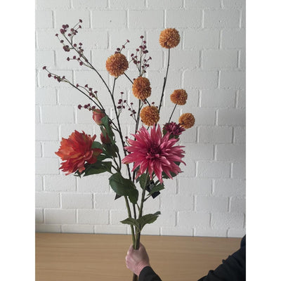 Künstlicher Zweigbommel aus der Roberts-Kollektion, orange, 98 cm