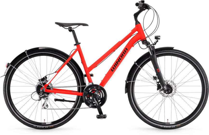 Winora Domingo 24 Sport 28 Zoll 52 cm Damen 24V rot