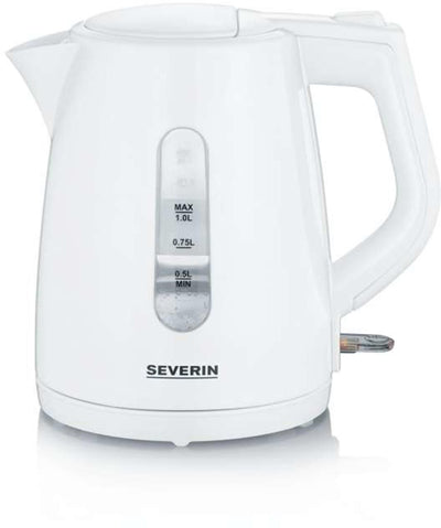Severin Wasserkocher weiß 1,0 ltr 2200w