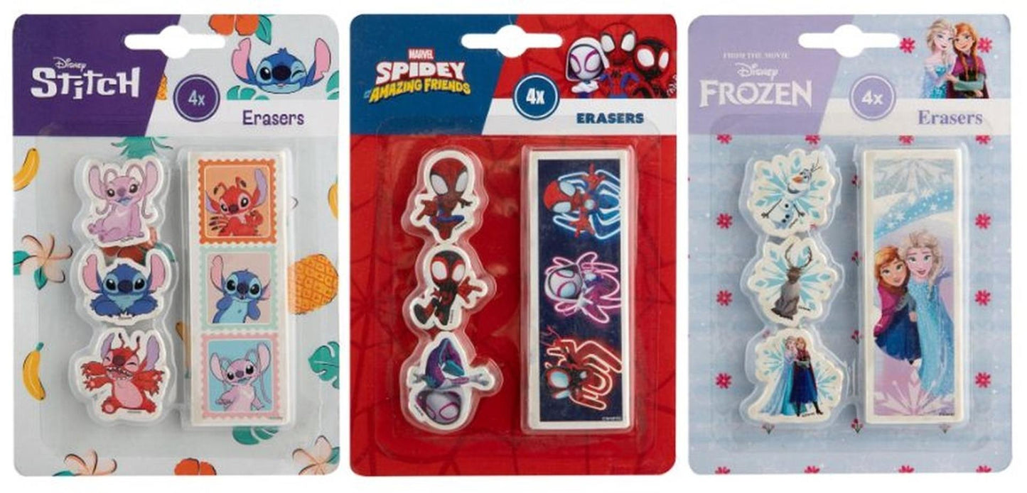 Frozen Stitch Radiergummis, 4 Stück