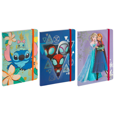 Disney Spiderman Stitch Frozen Notizbuch A5