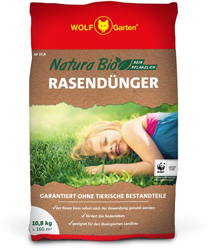 Wolf Garten Natura Bio-Rasendünger 160m2 Nr. 10,8 - 3852540