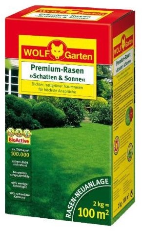 Wolf Garden Premium Rasen 2 kg LP 100 – 3820445