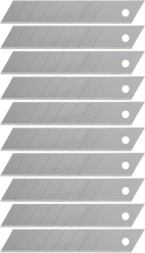 Abbrechmesser von Wolfcraft | 18mm | 8 Segmente | 10 Stück - 4303000 - afbeelding 1