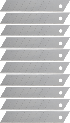 Abbrechmesser von Wolfcraft | 18mm | 8 Segmente | 10 Stück - 4303000