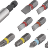 Wolfcraft Bit-Set | Schlitztraverse | ph pz | 12-teilig | 1 Satz - 2445000