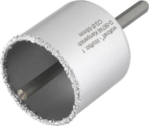 Wolfcraft Wolfcraft Holboorkroon mit unmenschlichem 68 mm grau