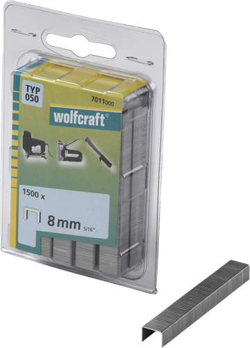 Wolfcraft-Breitrückenheftung | Typ 050 | 8mm | 1500 Stück - 7011000
