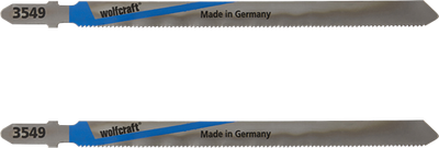 Wolfcraft-Stichsägeblatt | hss | l=130mm | t-schaft | 2 Stück - 3549000