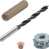 Wolfcraft Dübelset | ø10mm | 25-teilig | 1 Satz - 2918000