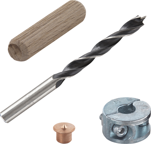 Wolfcraft Dübelset | ø10mm | 25-teilig | 1 Satz - 2918000