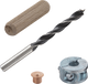 Wolfcraft Dübelset | ø10mm | 25-teilig | 1 Satz - 2918000