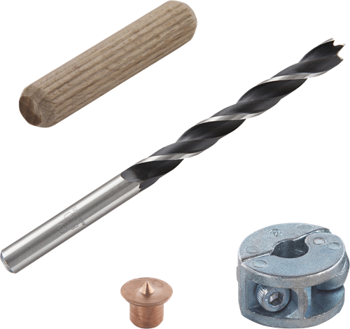 Wolfcraft Dübelset | ø8mm | 28-teilig | 1 Satz - 2917000