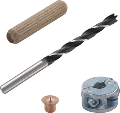 Wolfcraft Dübelset | ø8mm | 28-teilig | 1 Satz - 2917000