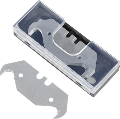 Wolfcraft Hakenmesser | im Karton | 0,50 mm | 5 Stück - 4188000