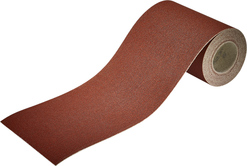 Wolfcraft selbstklebende Schleifpapierrolle | k180 | 4m x 115mm | 1 Stück - 1742000