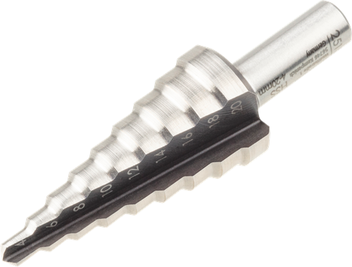 Wolfcraft Wolfcraft Treppenbohrer 8 mm 4 20 mm HSS Grey 2515000