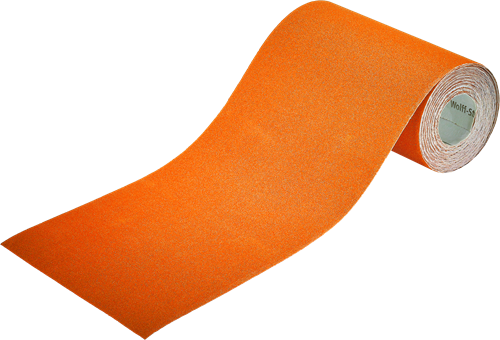 Wolfcraft Schleifpapierrolle | für Holz Metall | 5m x 115mm | Körnung 240 | 1 Stück - 1776000