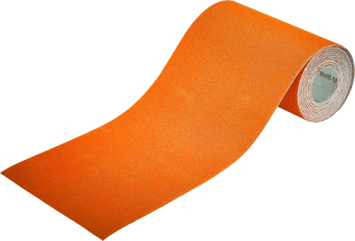 Wolfcraft Schleifpapierrolle | für Holz Metall | 5m x 115mm | Körnung 240 | 1 Stück - 1776000