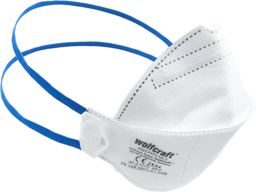 Wolfcraft Faltmasken | ffp2 | 2 Stück - 4945000