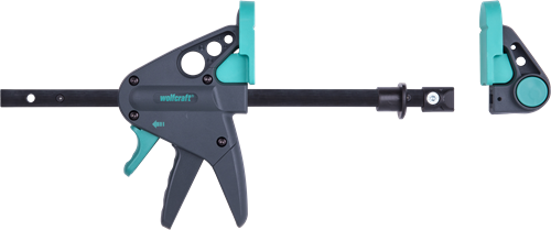 Wolfcraft Wolfcraft Arbeitstisch Klemme Pro 65-150-W schwarz und grün