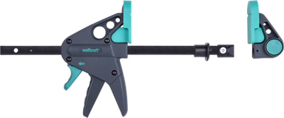 Wolfcraft Wolfcraft Arbeitstisch Klemme Pro 65-150-W schwarz und grün