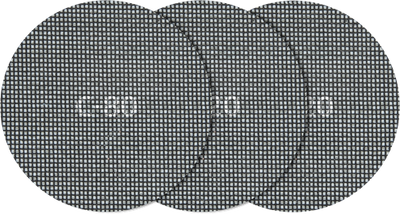 Selbstklebendes Gitter von Wolfcraft | Siliziumkarbid | ø125mm | 5 Stück - 8464000